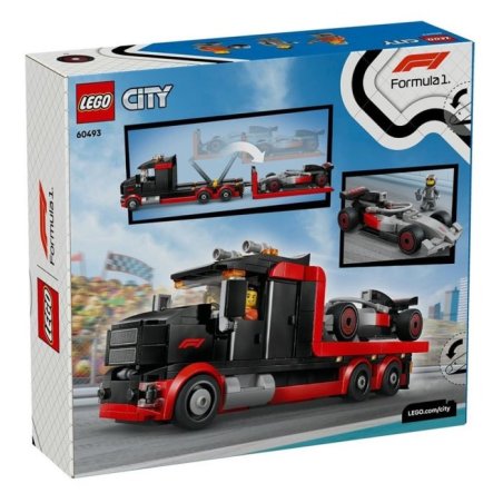 CAMION F1 AVEC VOITURE LEGO...