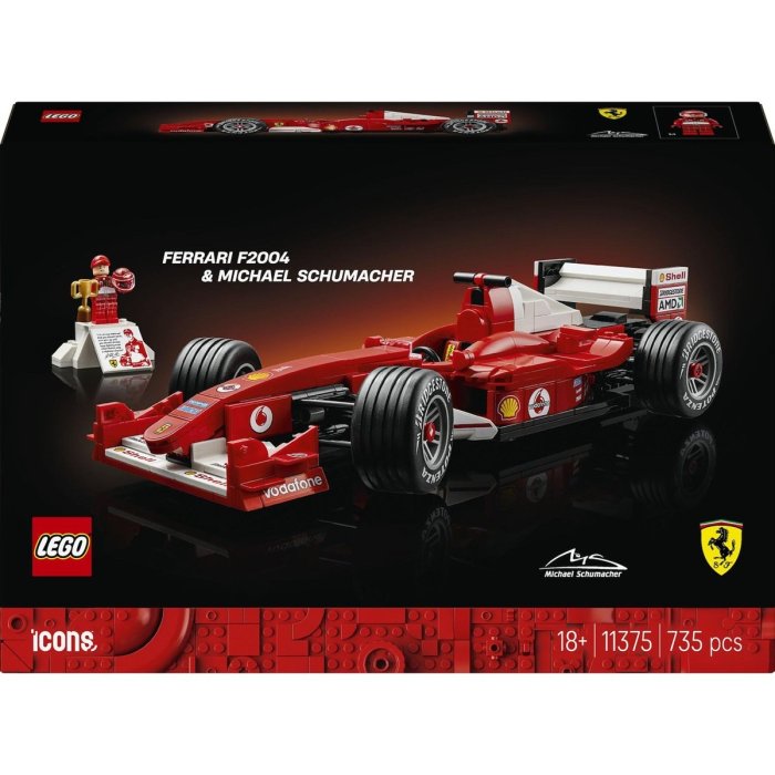 FERRARI F20004 MICHAEL SHUMACHER LEGO 11375