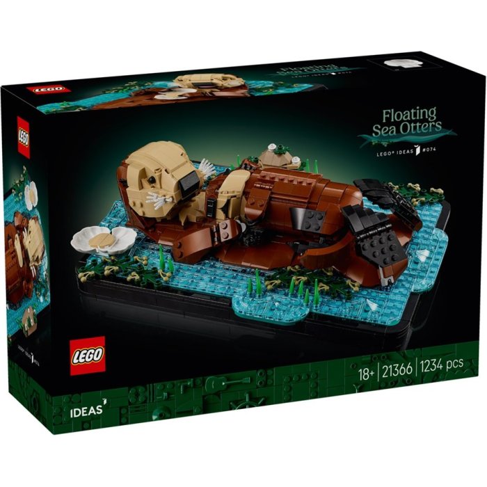 LES LOUTRES CALINES LEGO 21366