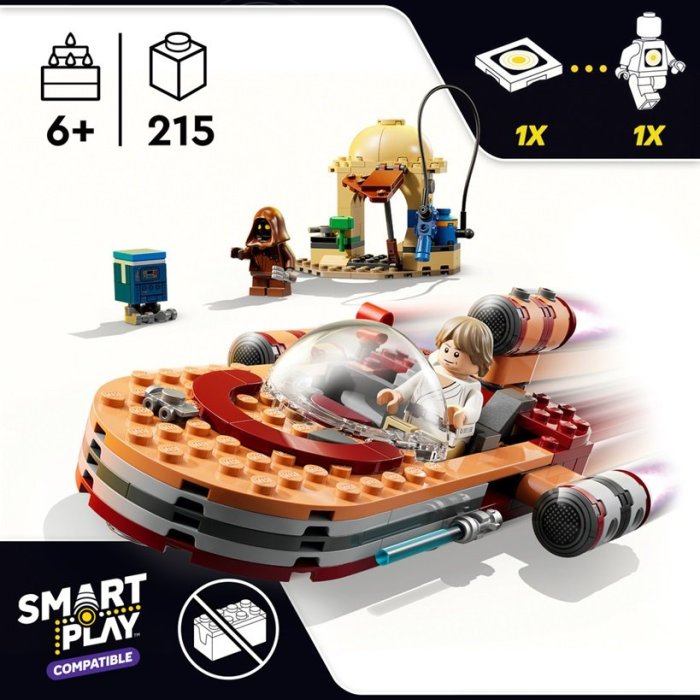 SMART PLAY LE LANDSPEEDER DE LUKE LEGO 75420