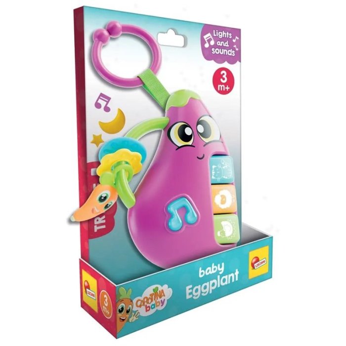 CAROTINA BABY HOCHET ELECTRONIQUE AUBERGINE