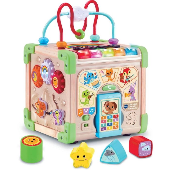 CUBE EN BOIS INTERACTIF MULTI VTECH 617105