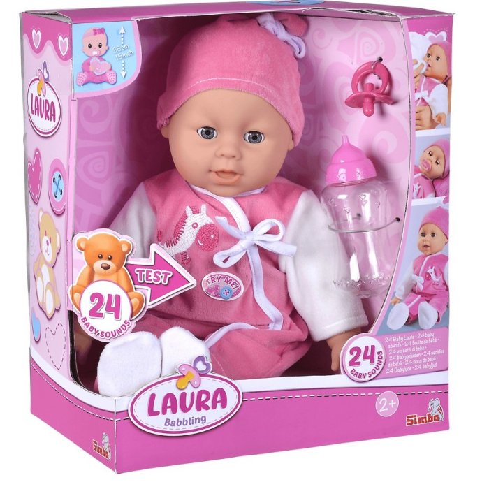 LAURA POUPON PARLE 38CM SMOBY 105140489