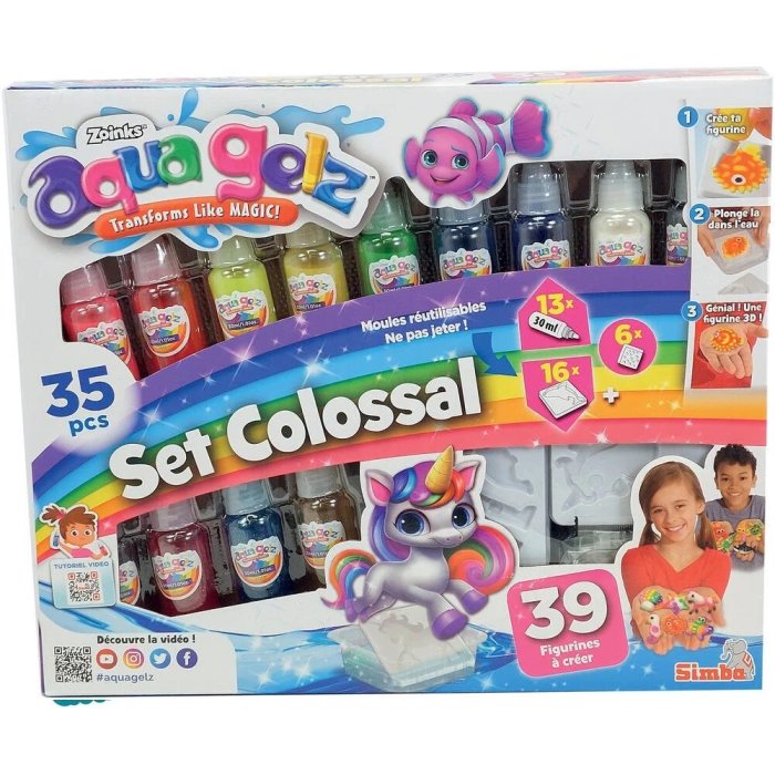 AQUA GELZ SET COLOSSAL SMOBY 106322566