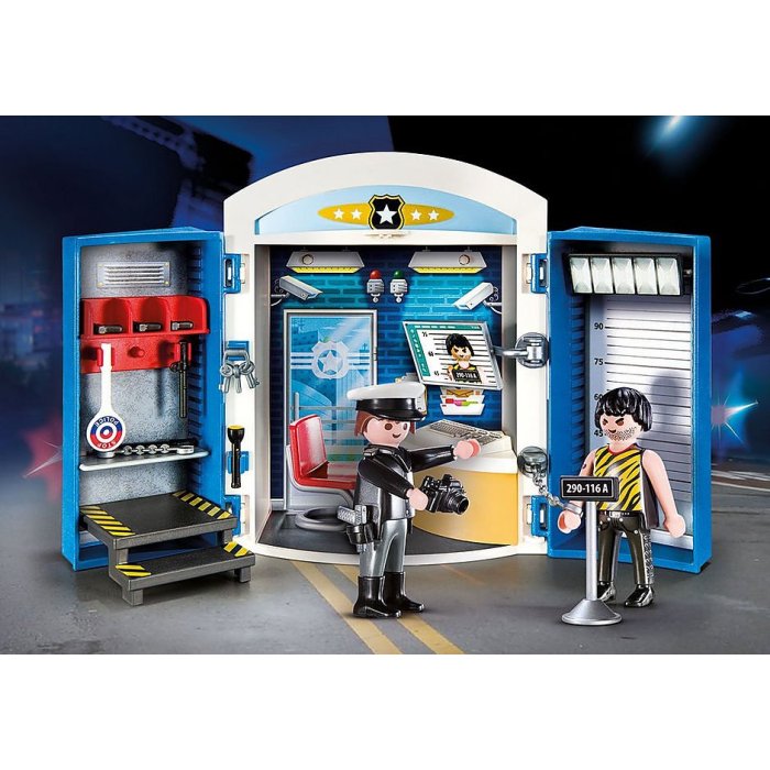 COFFRE COMMISSARIAT DE POLICE PLAYMOBIL 70306