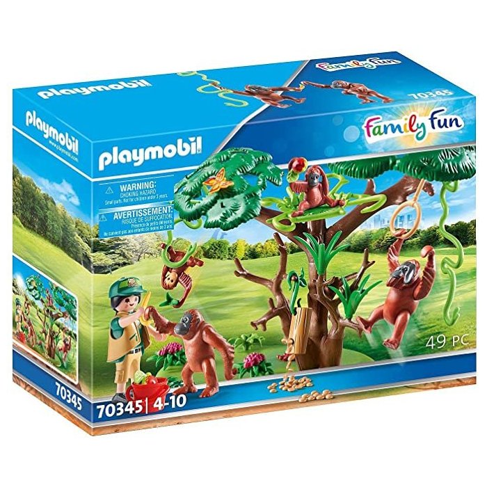 ORANGS OUTANS AVEC GRAND MERE PLAYMOBIL 70345