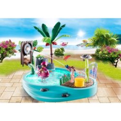 PISCINE AVEC JET D'EAU PLAYMOBIL 70610