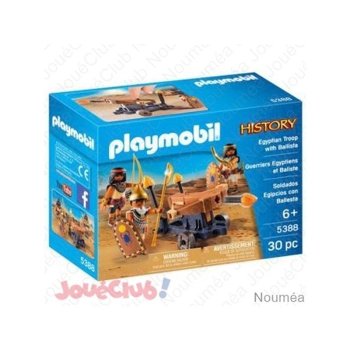 SOLDATS DU PHARAON AVEC BALISTE PLAYMOBIL 5388