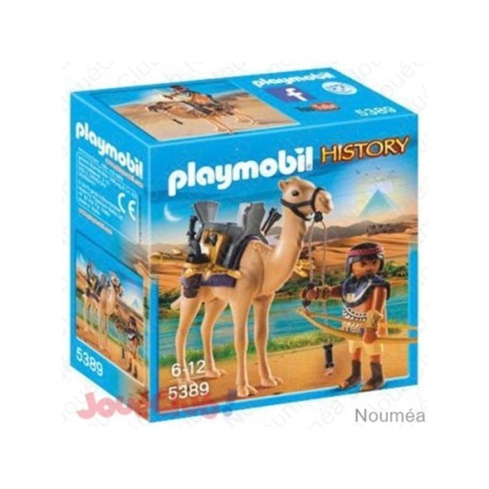 COMBATTANT EGYPTIEN AVEC DROMADAIRE PLAYMOBIL 5389