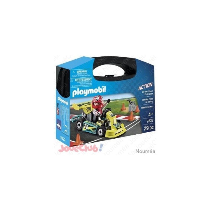 GO KART RACER CARRY CASE PLAYMOBIL 9322