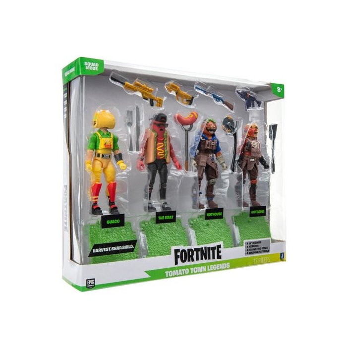 Coffret 4 figurines Fortnite Squad Mode