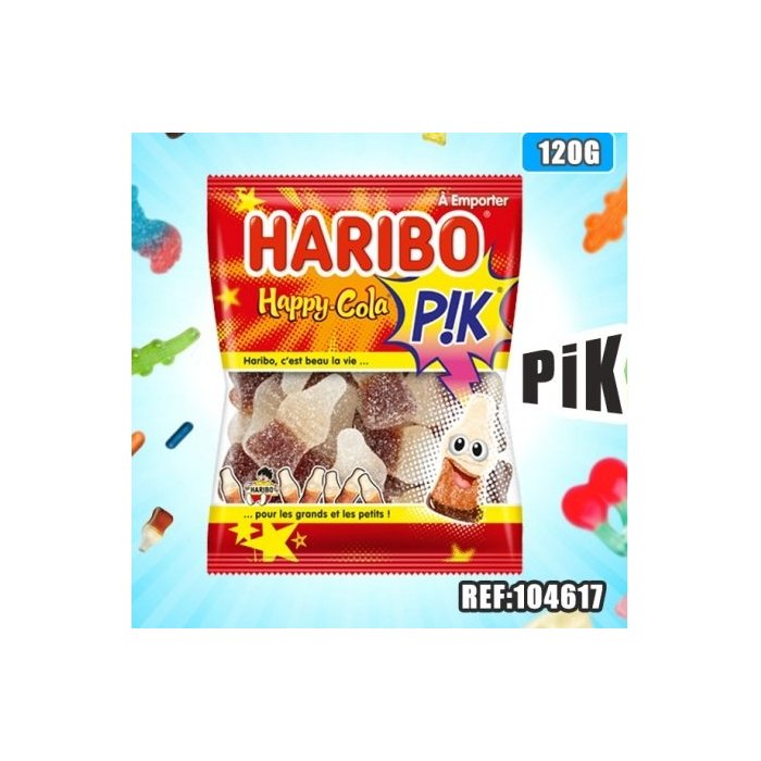 SACHET HARIBO HAPPY COLA PIK 120G