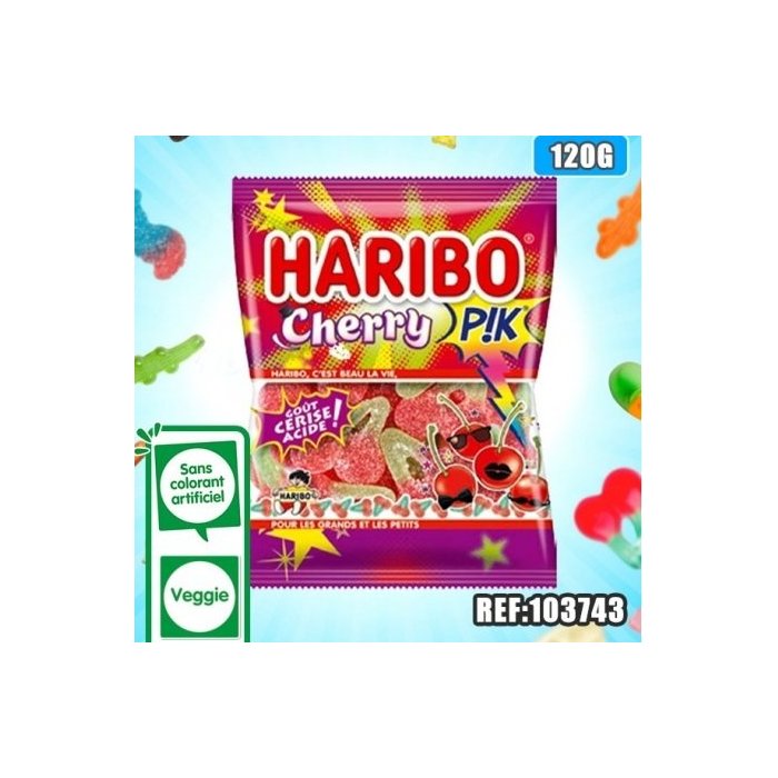 Sachet Haribo Cherry Pik 120gr 6886