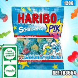 SACHET HARIBO SCHTROUMPF PIK 120GR