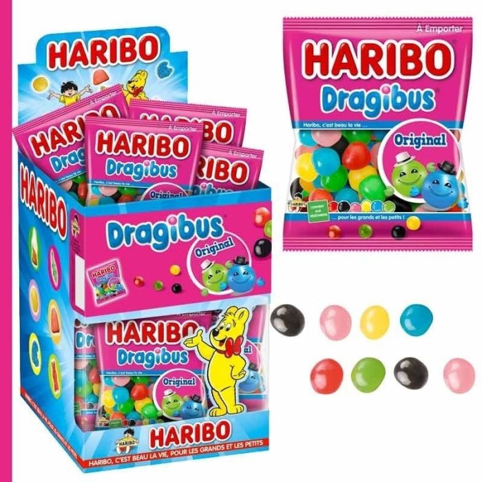 SACHET HARIBO DRAGIBUS 40GR