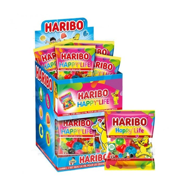 SACHET HARIBO HAPPY LIFE 40GR