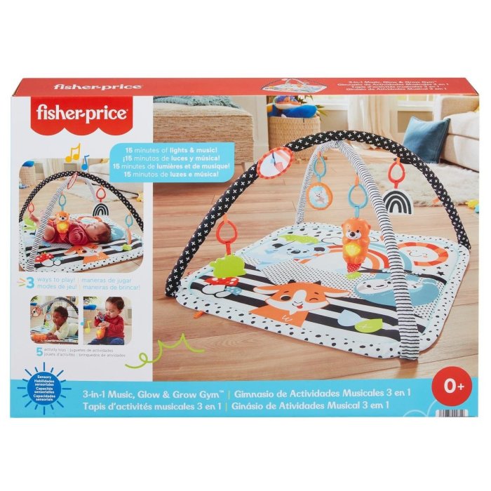 MON TAPIS 3 EN 1 SENSORIEL MATTEL HBP41