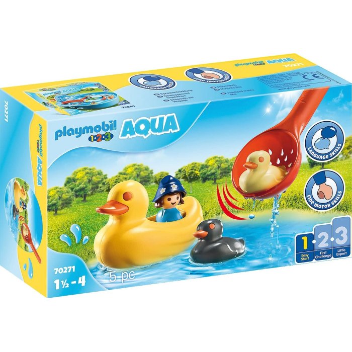 FAMILLE DE CANARDS ET ENFANT PLAYMOBIL 70271