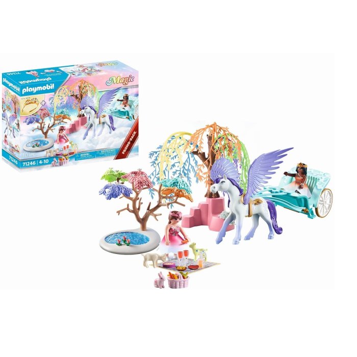 CALECHE ET CHEVAL AILE PLAYMOBIL 71246