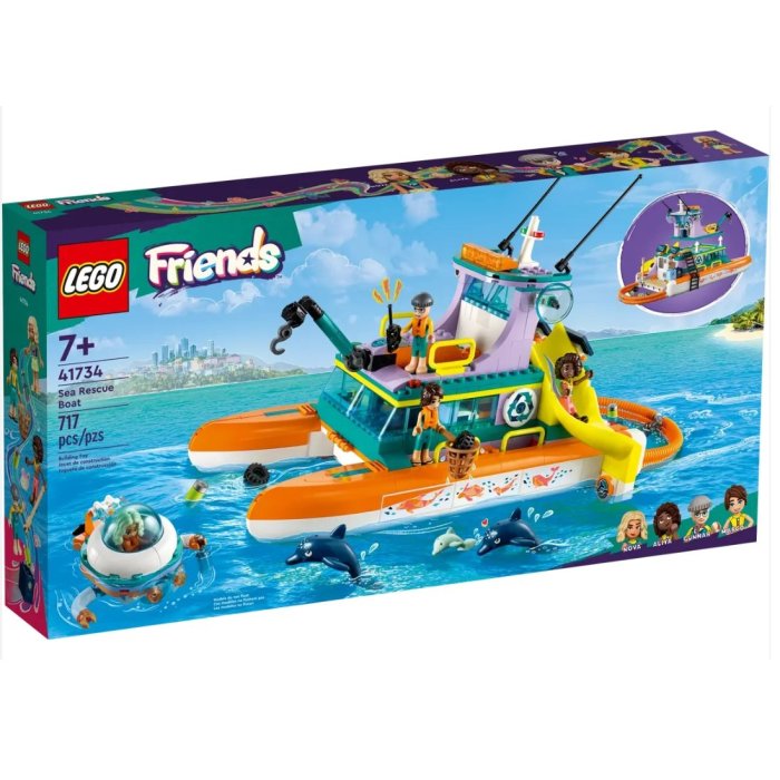 LE BATEAU DE SAUVETAGE EN MER LEGO 41734