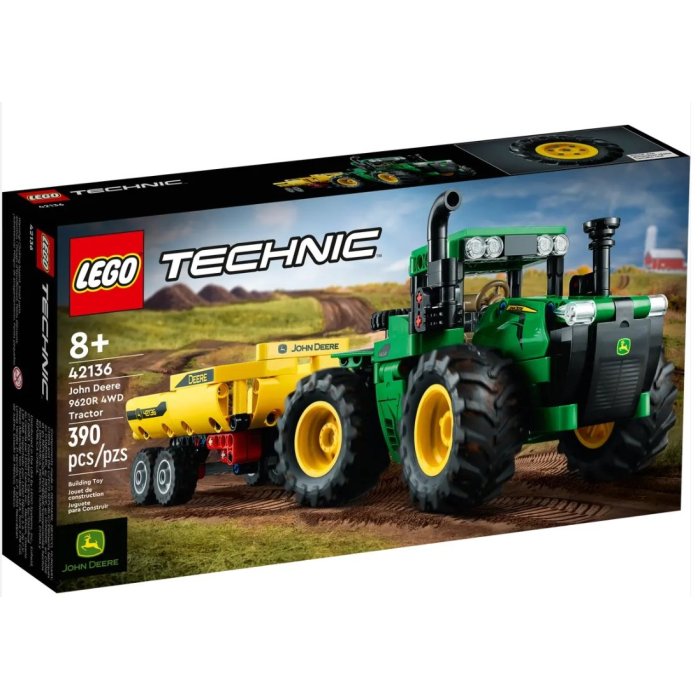 LE TRACTEUR JOHN DEERE 9620R LEGO 42136