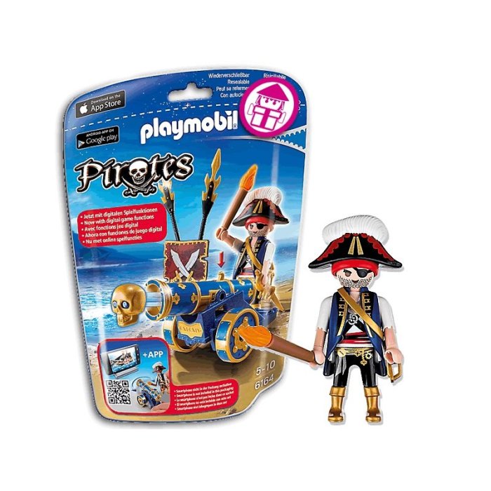 CORSAIRE AVEC CANON BLEU PLAYMOBIL 6164