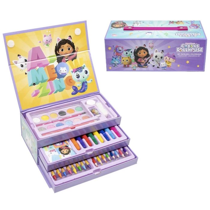 MALETTE SET PAPETERIE COLORIAGE GABBY SIDJ 270000