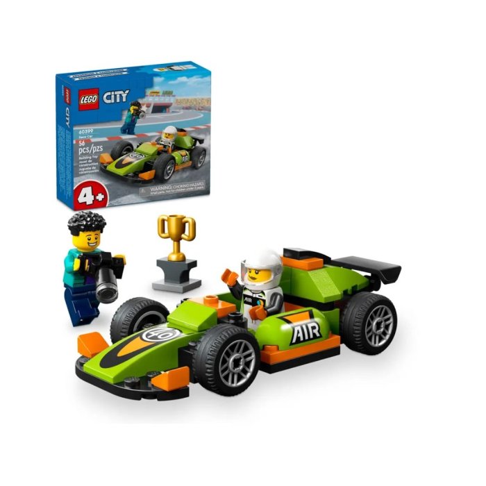 LA VOITURE DE COURSE VERTE LEGO 60399