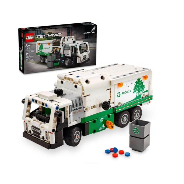 MACK LR ELECTRIC CAMION PUBELLE LEGO 42167