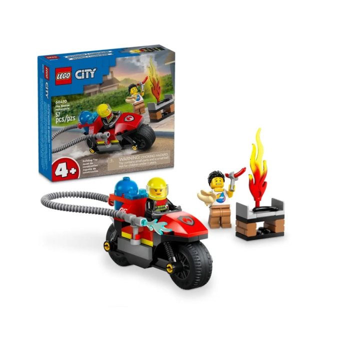 LA MOTO D INTERVENTION RAPIDE DES POMPIERS LEGO