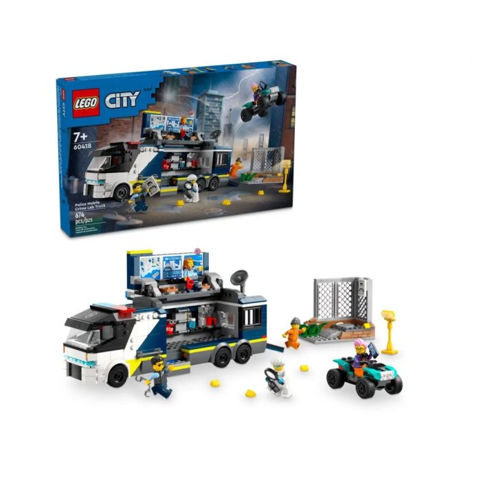 LE LABORATOIRE DE POLICE SCIENTIFIQUE LEGO 60418