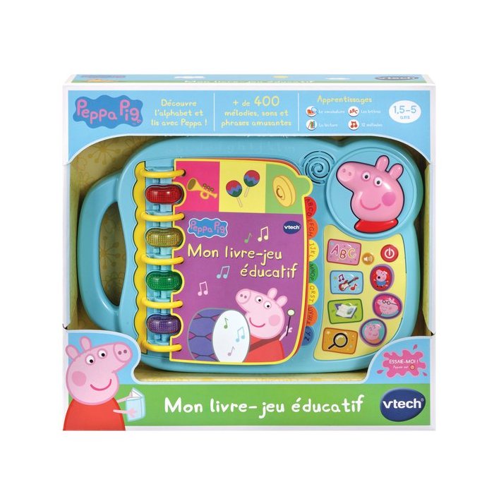 PEPPA PIG LIVRE DE JEU EDUCATIF VTECH 518005