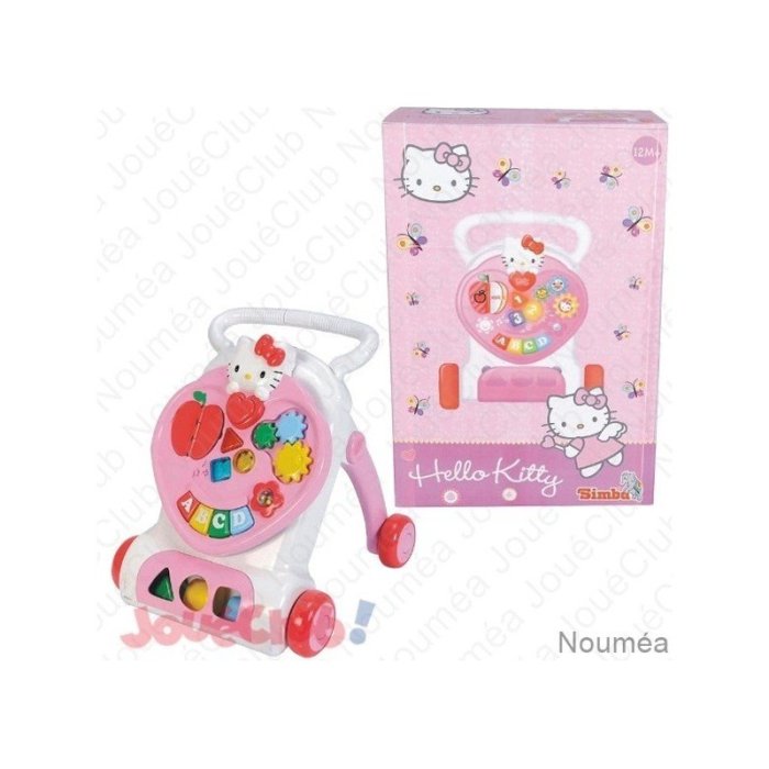 Trotteur educatif store hello kitty