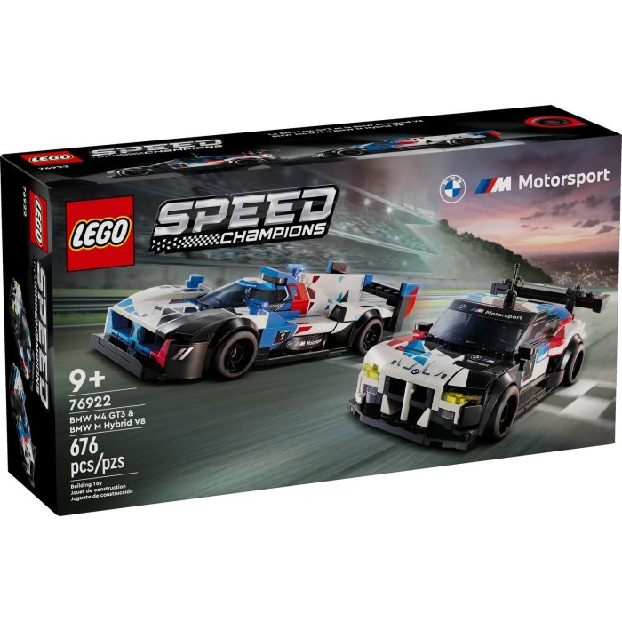 VOITURE DE COURSE BMW M4 GT3 LEGO 76922