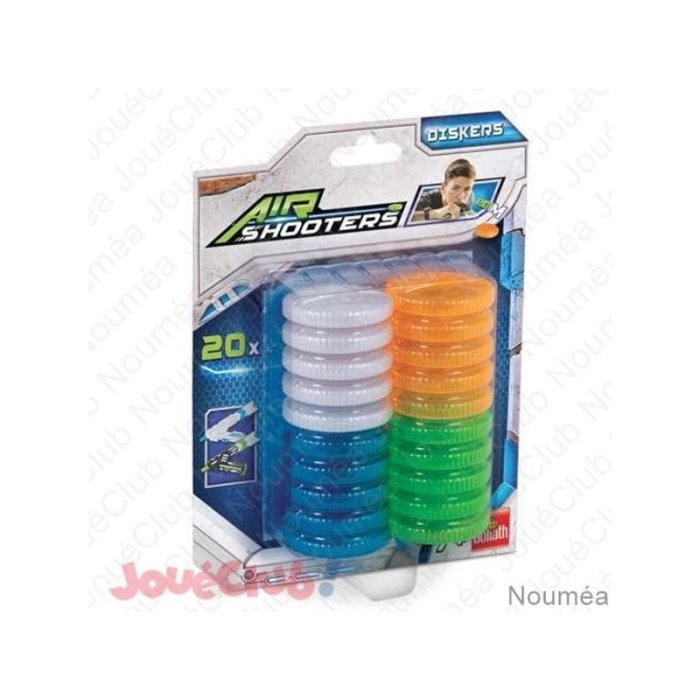 AIR SHOOTER RECHARGE 20 DISQUES 31150
