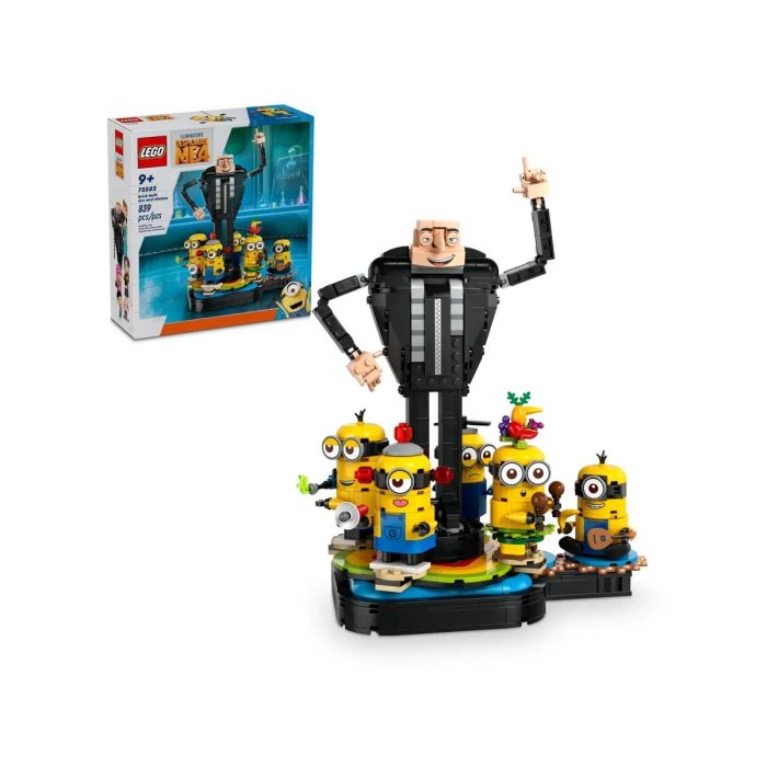 GRU ET LES MINIONS EN BRIQUES LEGO 75582