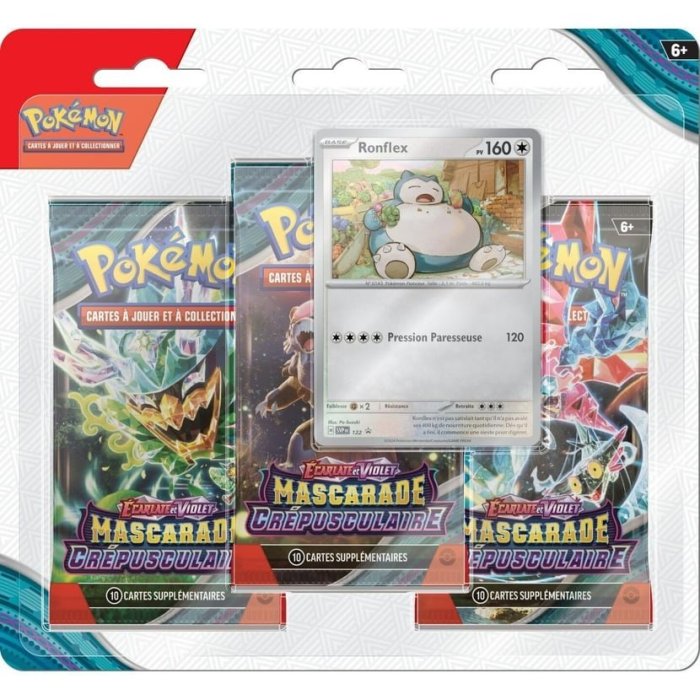 POKEMON PACK 3 BOOSTER EV06 ASMODEE 3PACK01E