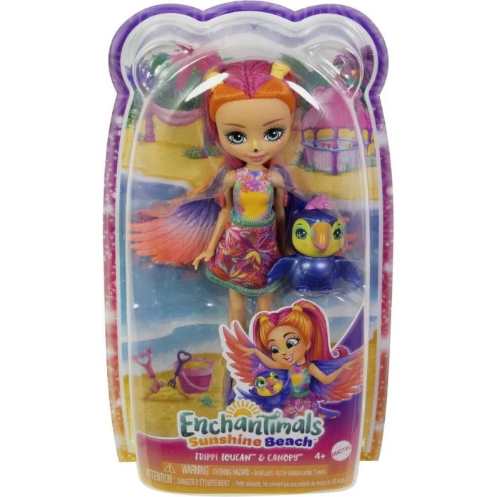 ENCHANTIMALS MINI POUPEE ROUCAN SCPC HRX83