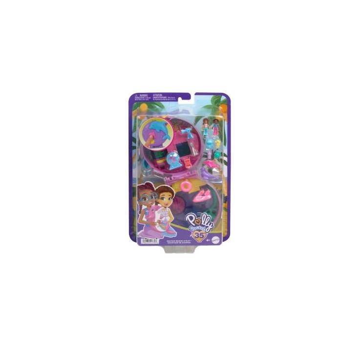 POLLY POCKET COFFRET SAUVETAGE DU DAUPHIN SCPC HWN