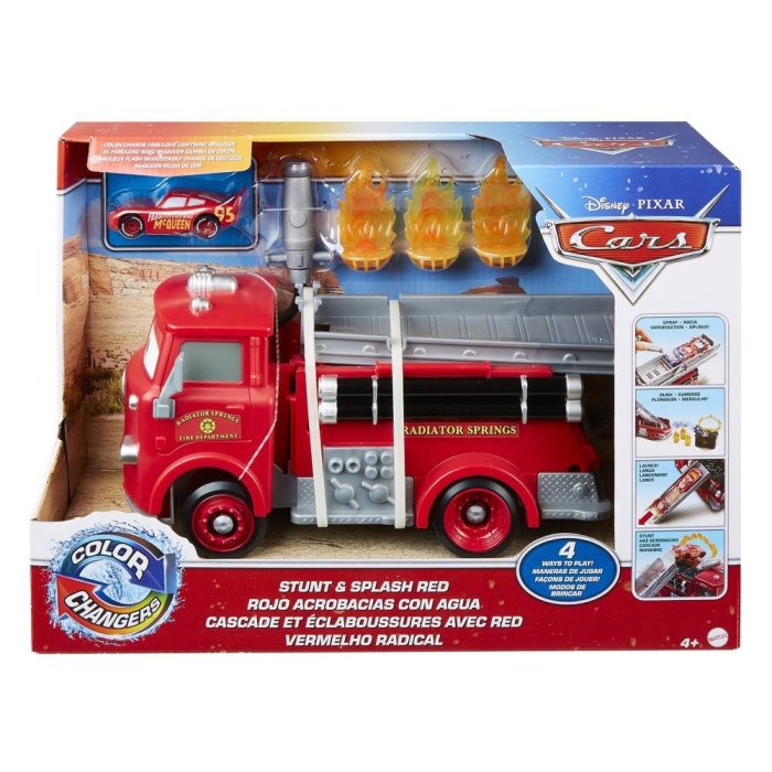 CARS RED COLOR CHANGERS MATTEL GPH80