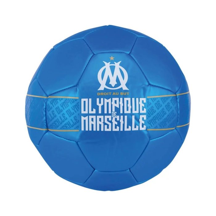 Ballon Metallise Bleu Om  Jeux De Sports, Football, Rugby SIDJ