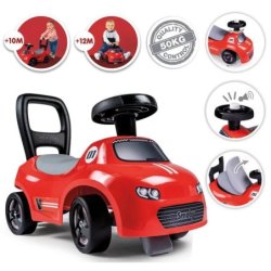 PORTEUR AUTO ROUGE SMOBY 7600720541