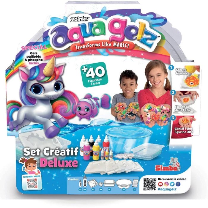 AQUA GELZ SET CREATIF DELUXE SMOBY 106322563002