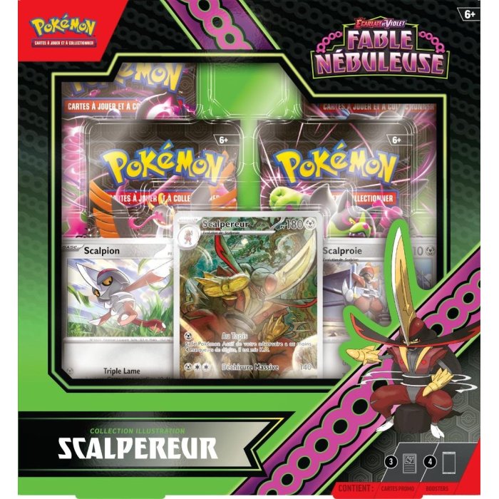 POKEMON COFFRET ELLUSTRATION SCALPEREUR ASMODEE