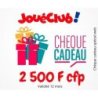 CHEQUE CADEAU INTERNET 2 500