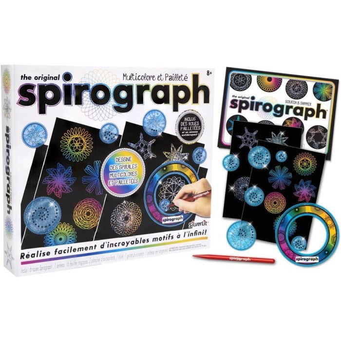 SPIROGRAPH MILTICOLORE ET APILLETE SILVERLIT 1035Z