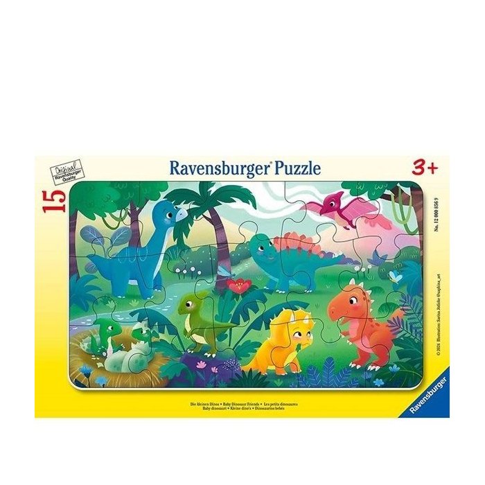 LES PETIT DINOSAURES PUZZLE 15PCS RAVENS 008569