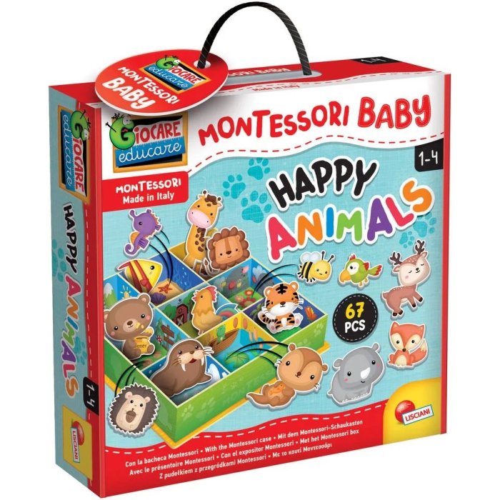 MONTESSORI BABY HAPPY 67 PCS LISCIANI 92772