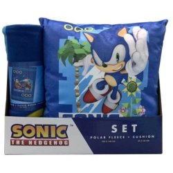 SONIC BUNDLE COUSSIN PLAIDE...