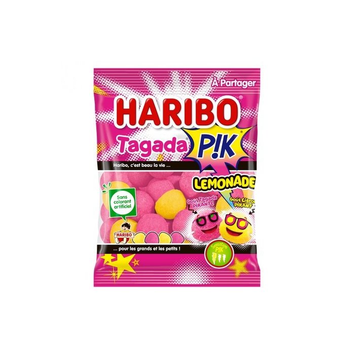 SACHET HARIBO TAGADA PIK LEMONADE 100G MERCIER